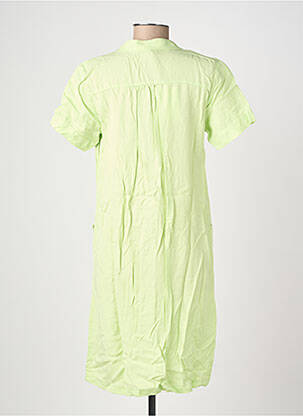 Rochie midi mâneci scurte mâneci scurte verde COUTURIST femeie