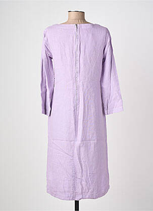 Rochie midi mâneci 3/4 mâneci 3/4 violet COUTURIST femeie