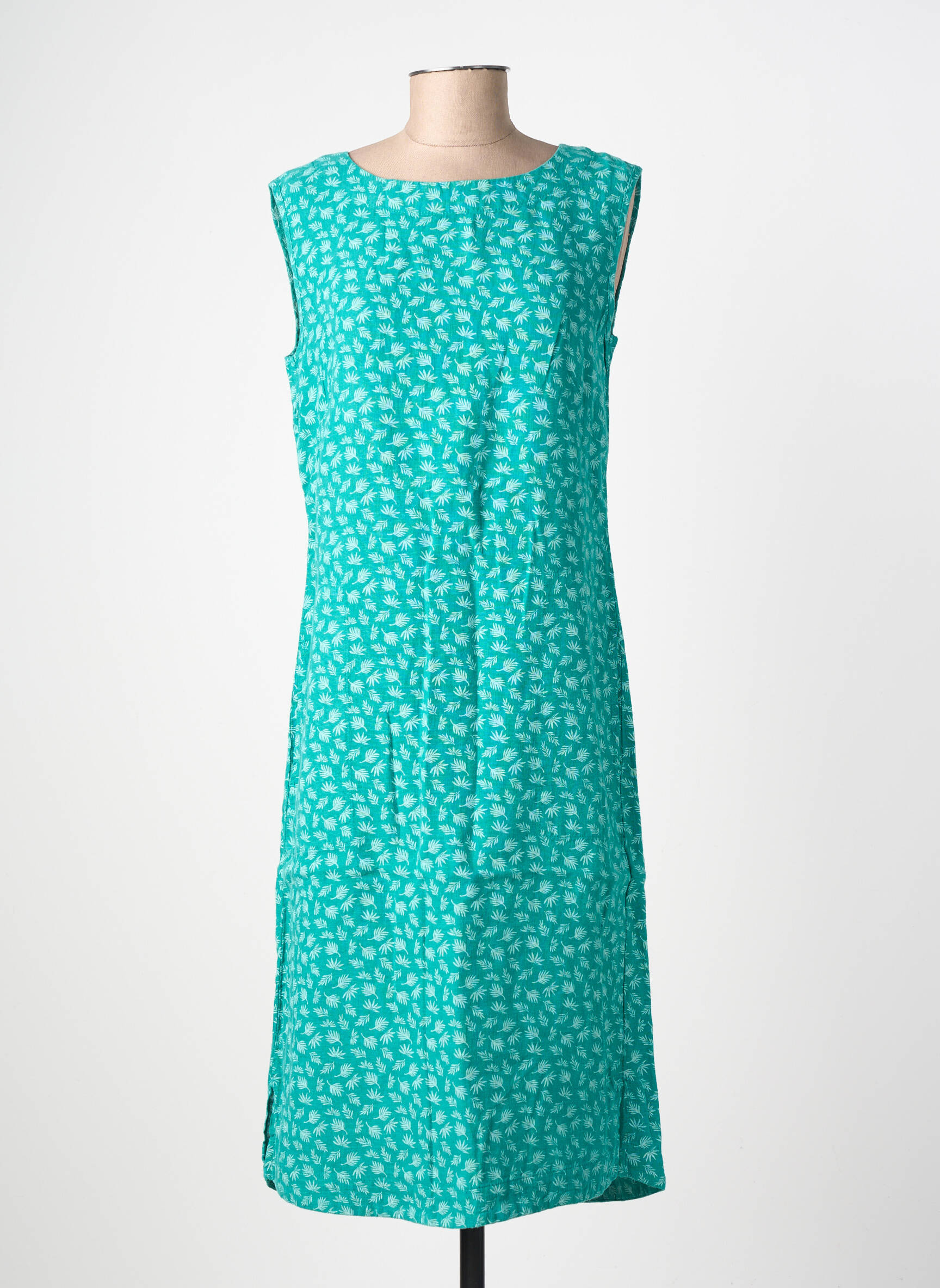 Rochie midi fără mâneci fără mâneci verde COUTURIST femeie