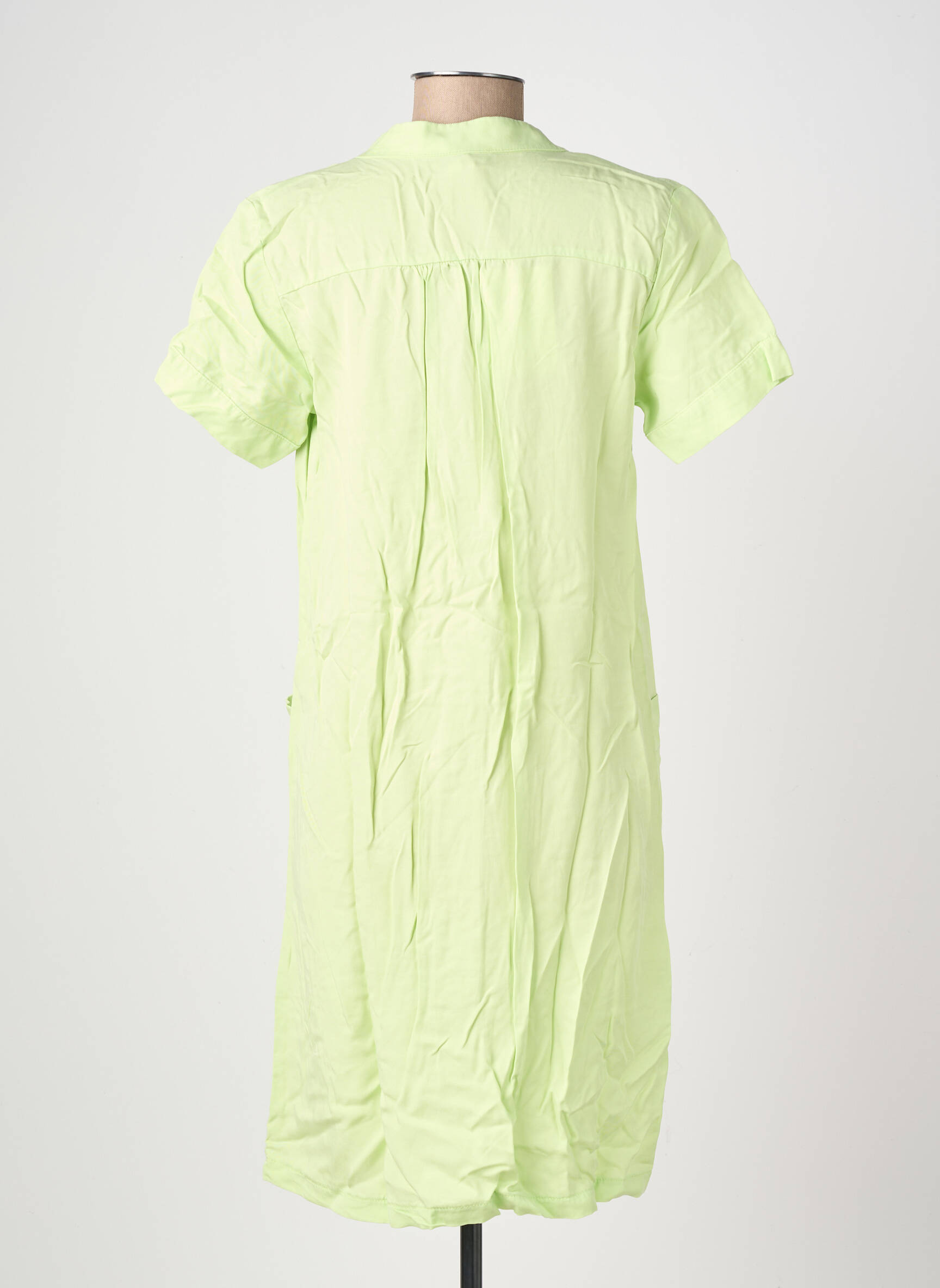 Rochie midi mâneci scurte mâneci scurte verde COUTURIST femeie