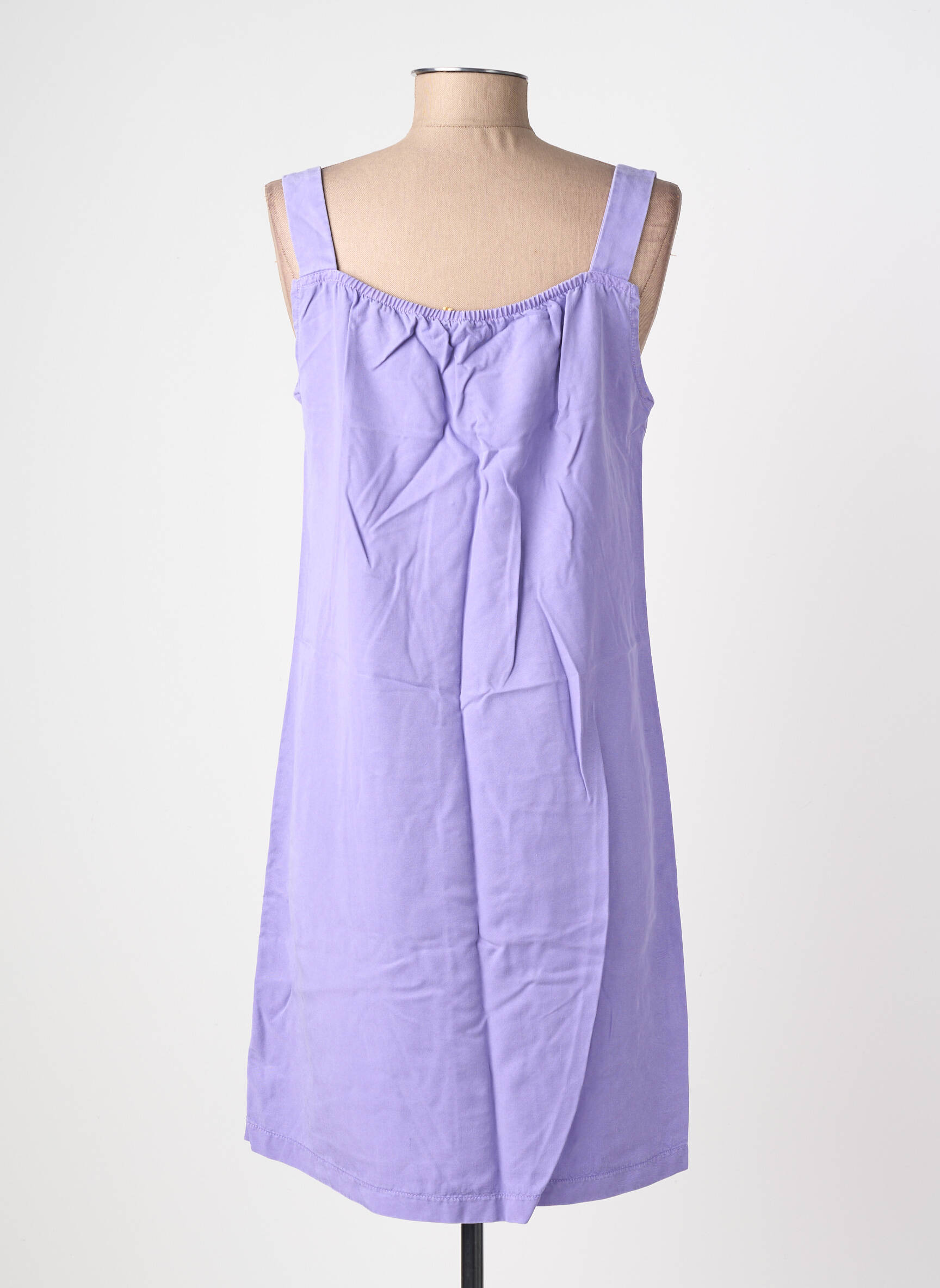 Rochie scurtă croială cambrată bretele subțiri violet COUTURIST femeie