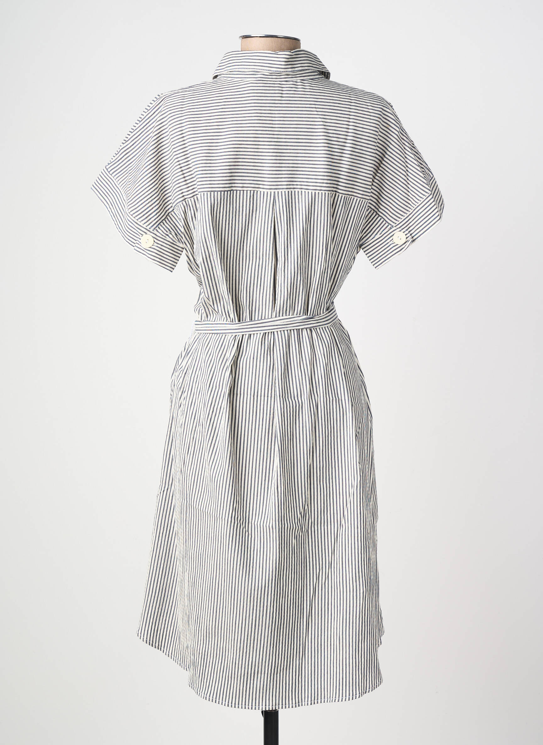 Rochie midi mâneci scurte mâneci scurte alb COUTURIST femeie