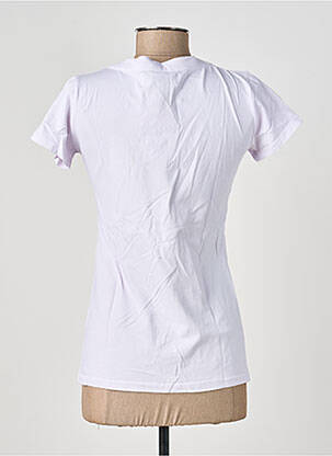 Tricou guler în v mâneci scurte violet deschis COUTURIST femeie