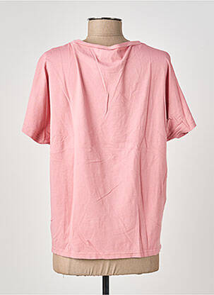 Tricou elasticitate mâneci scurte roz COUTURIST femeie