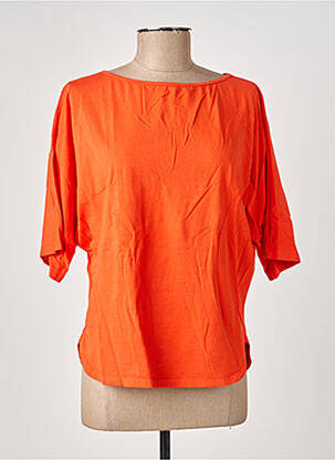 Tricou mâneci 3/4 mâneci 3/4 portocalie COUTURIST femeie