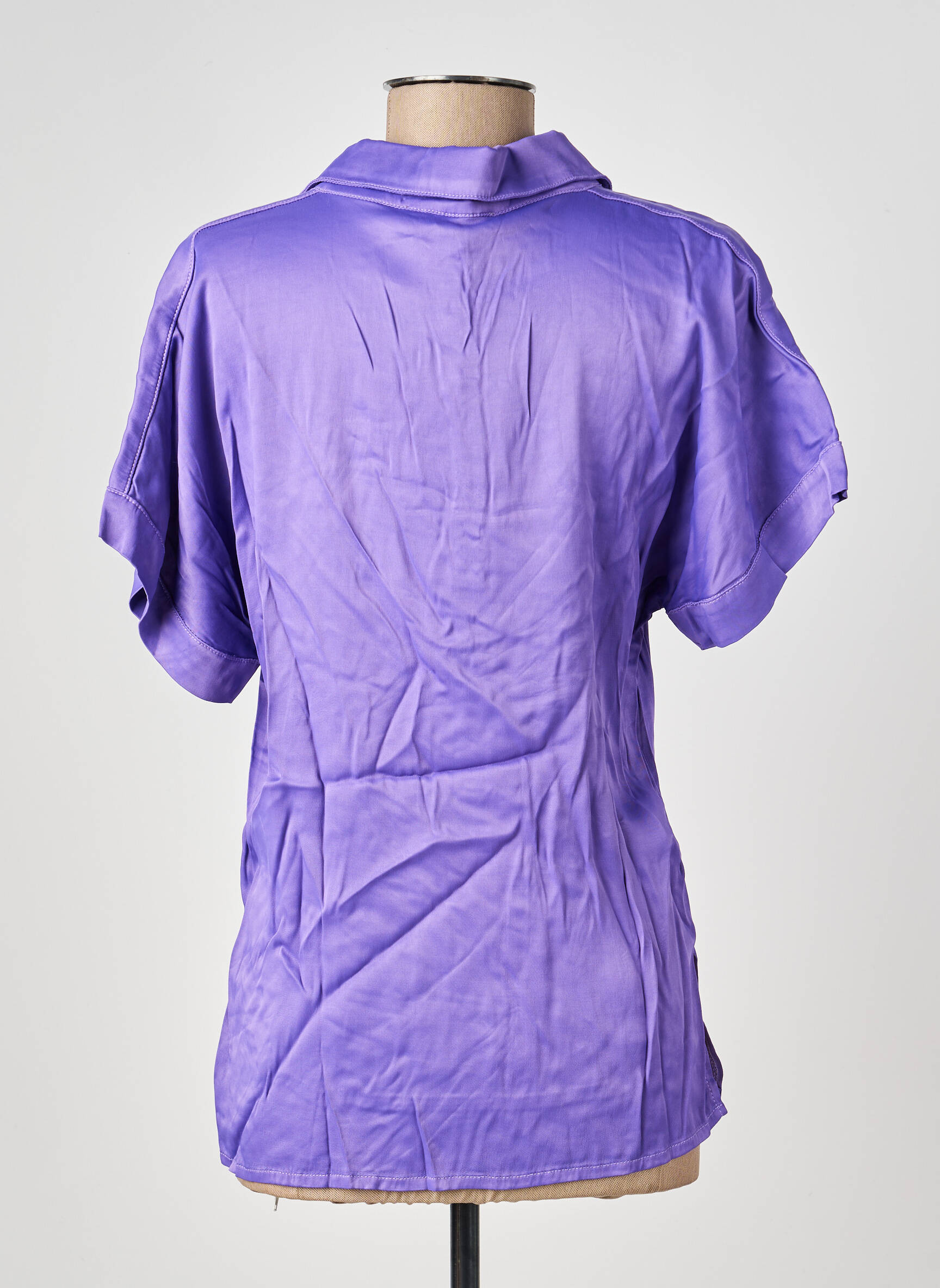 Bluză mâneci scurte violet COUTURIST femeie