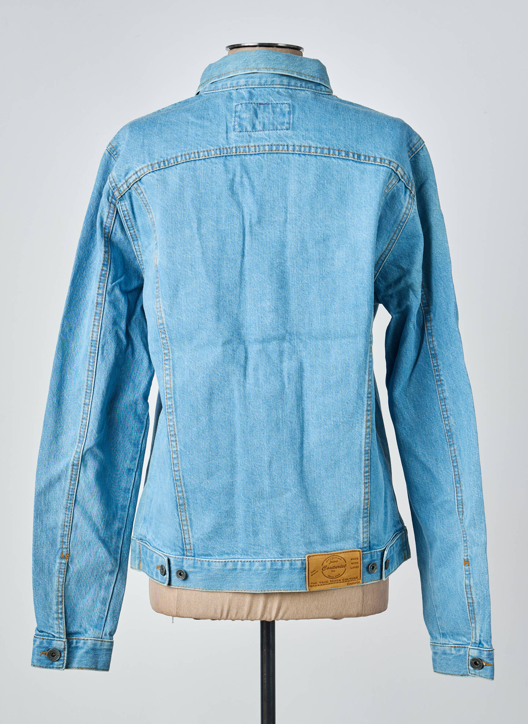 Jachete casual buzunare albastru COUTURIST femeie