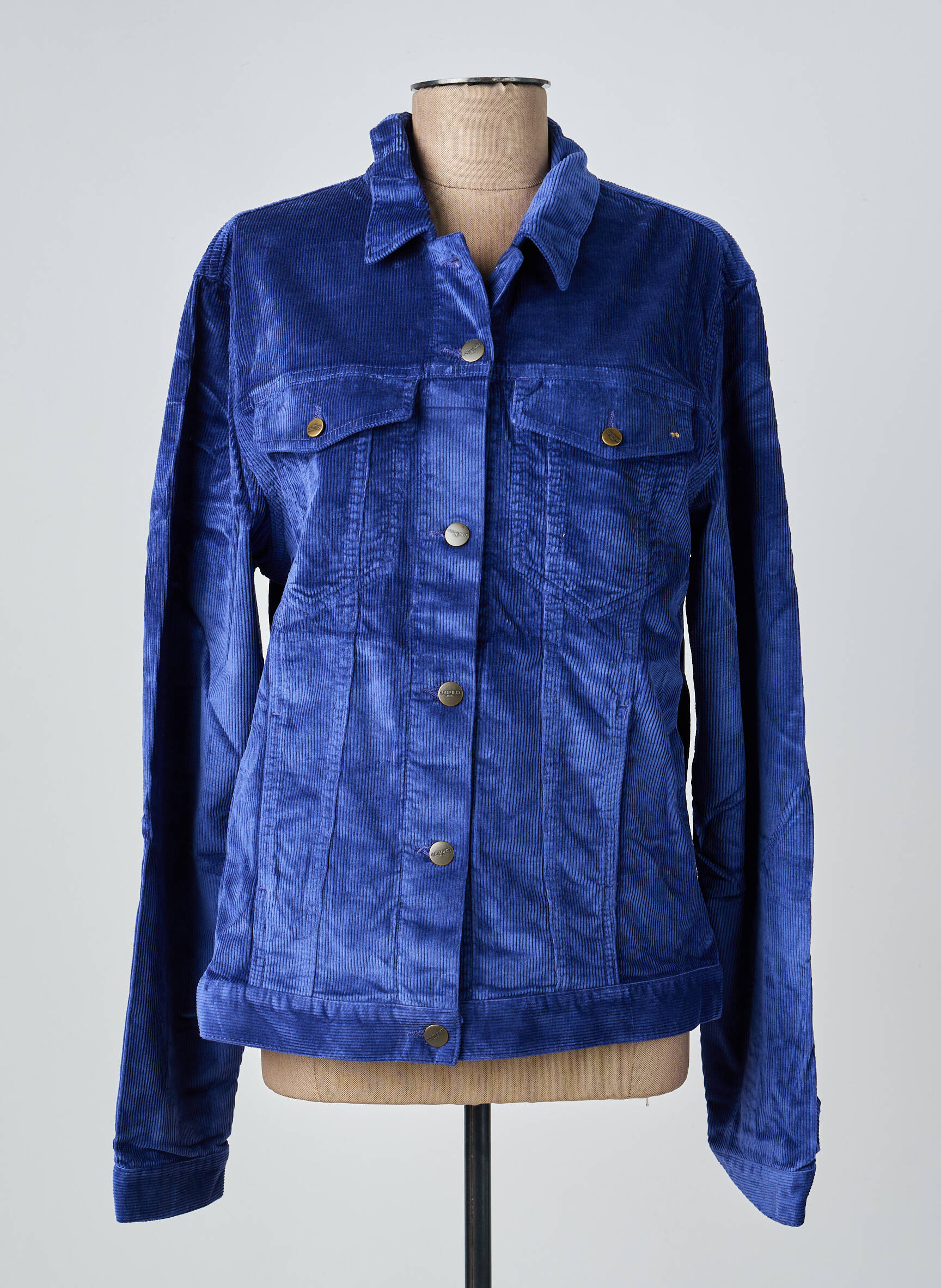 Jachete casual buzunare albastru COUTURIST femeie
