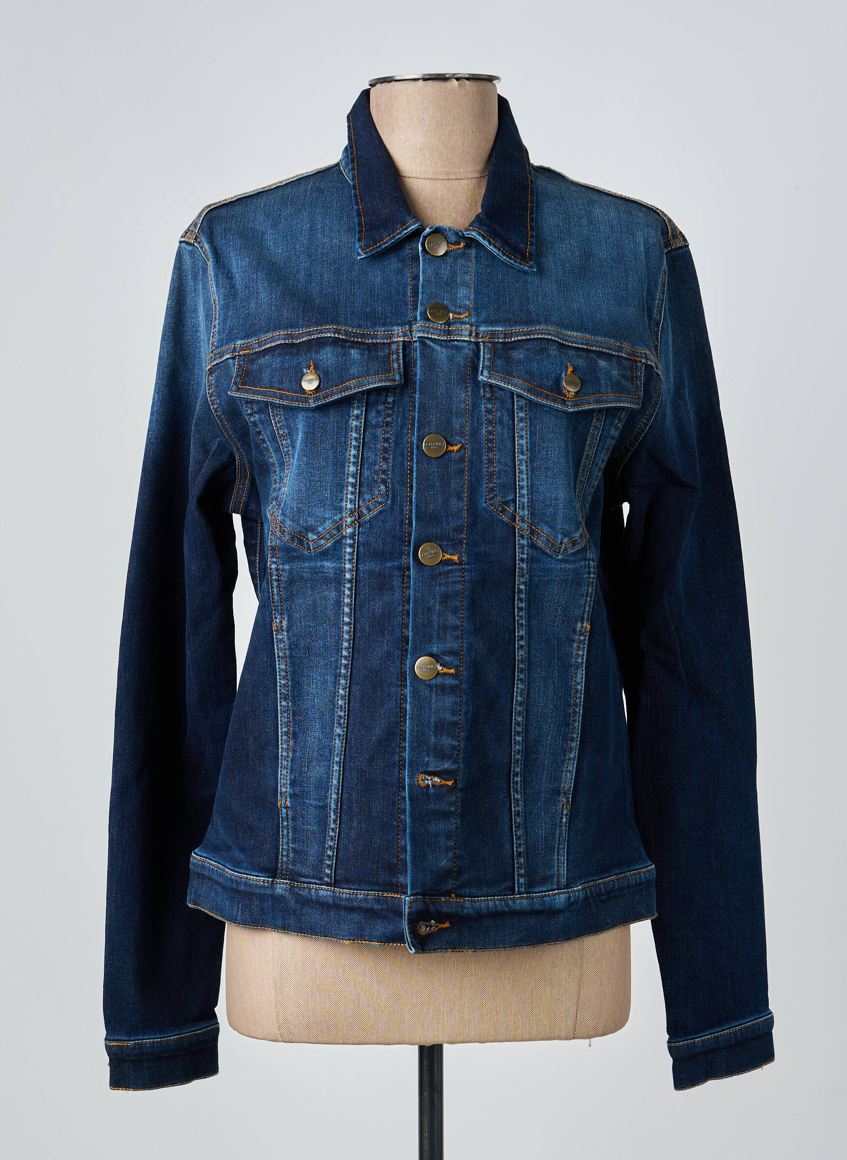 Jachete casual buzunare albastru COUTURIST femeie