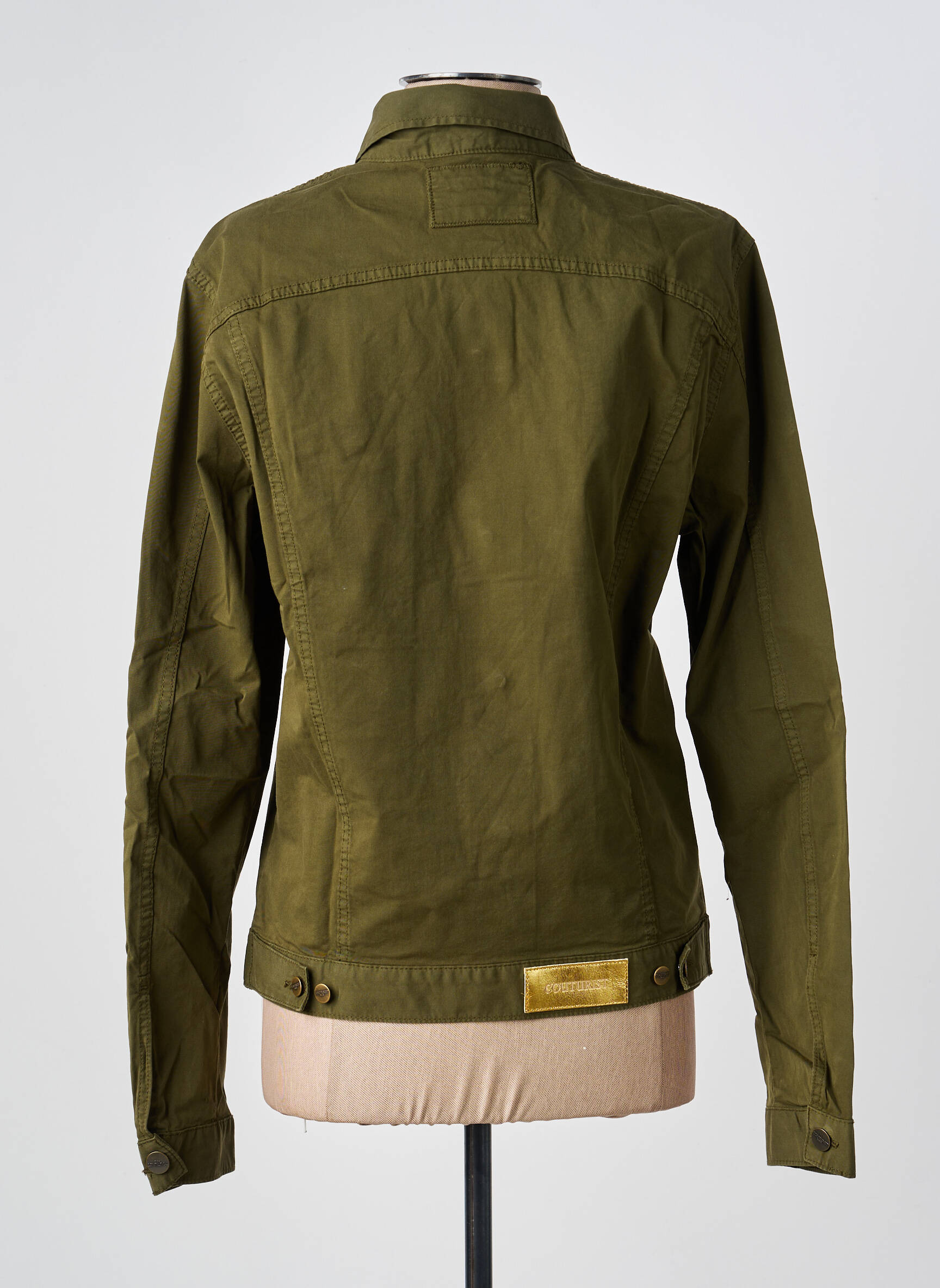Jachete casual buzunare verde COUTURIST femeie