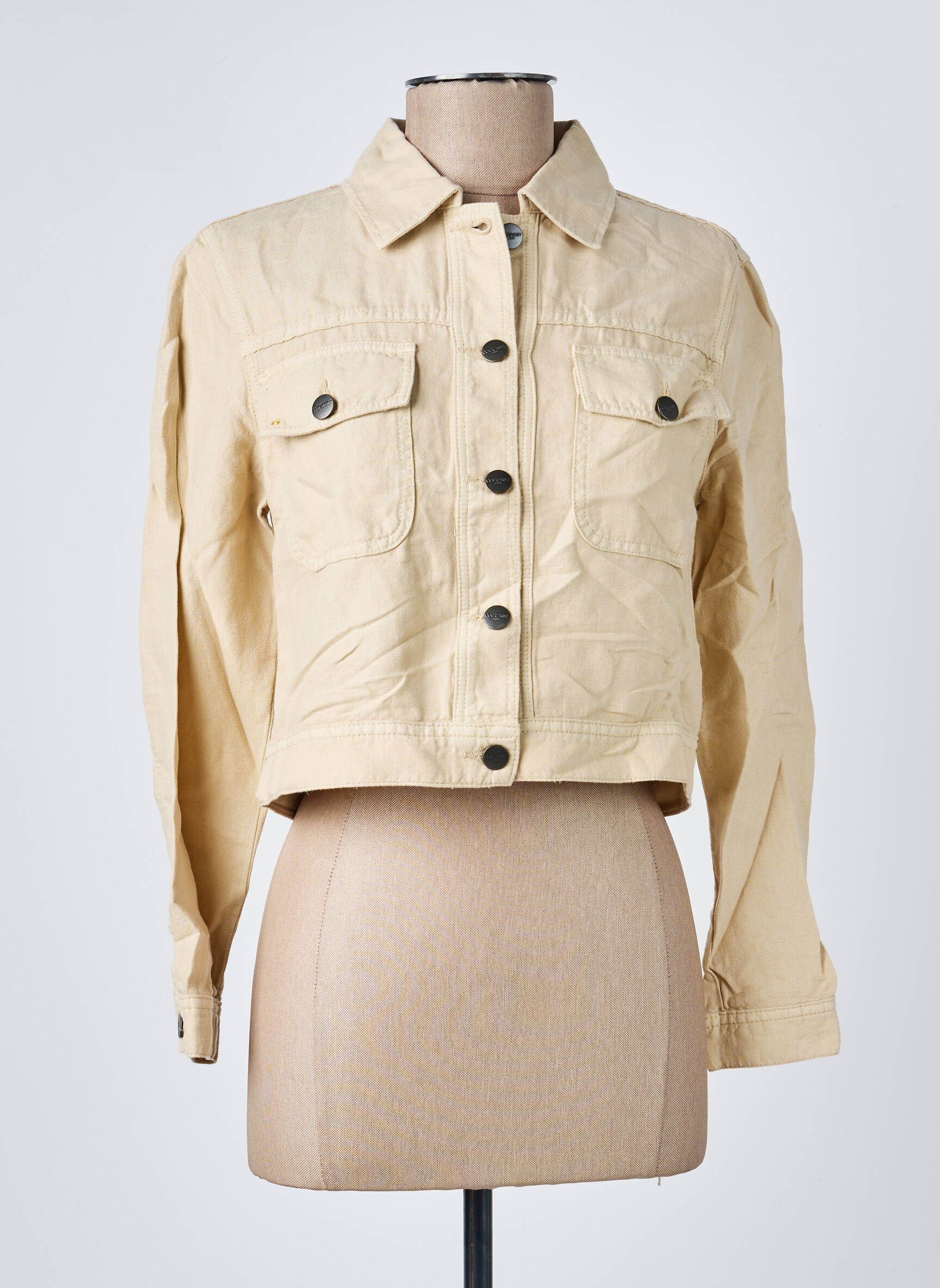 Jachete casual buzunare bej COUTURIST femeie