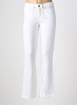 Pantalon evazat alb COUTURIST femeie