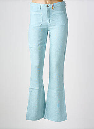 Pantalon evazat albastru COUTURIST femeie