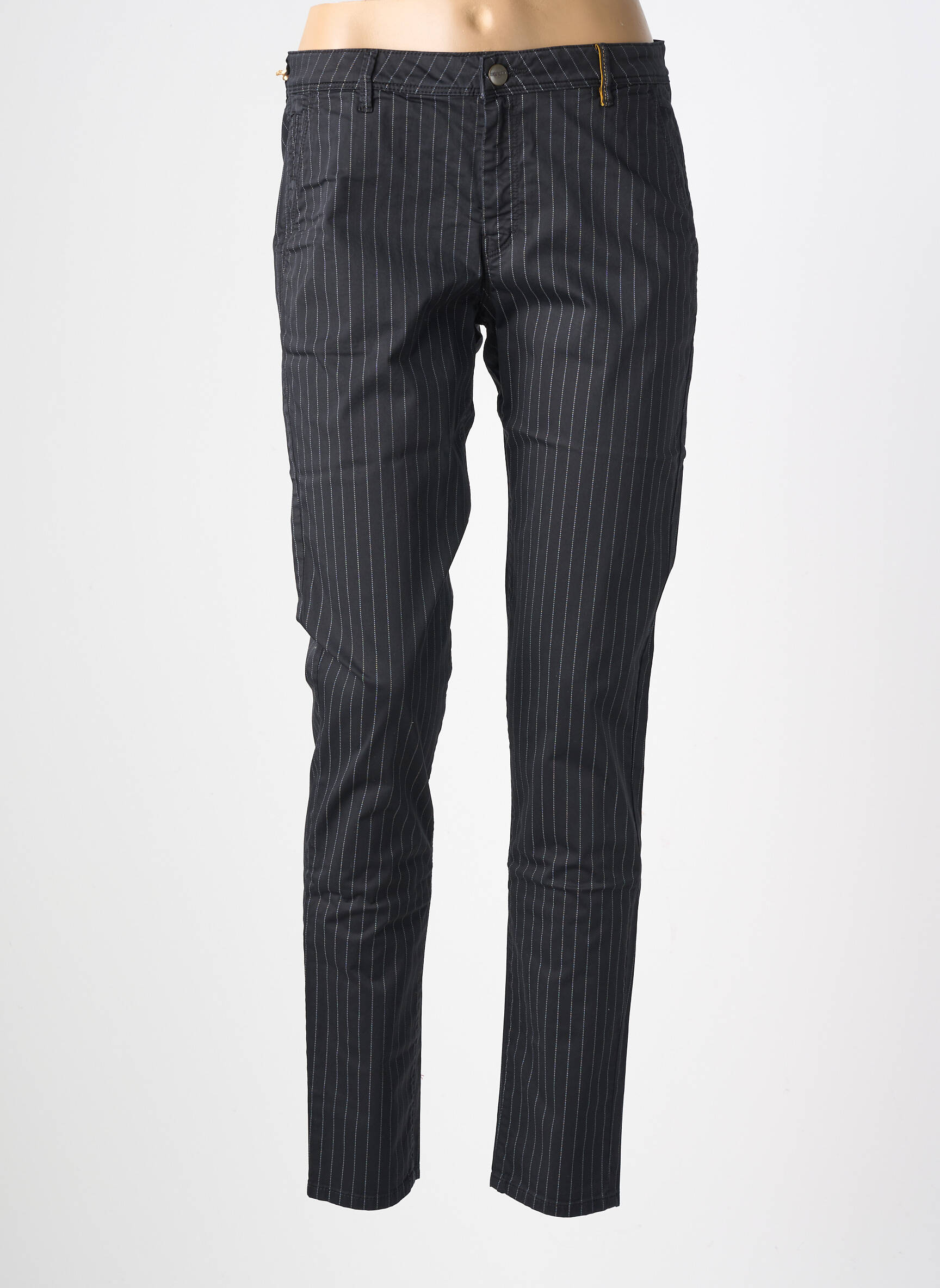 Pantalon chino talie joasă talie joasă negru COUTURIST femeie