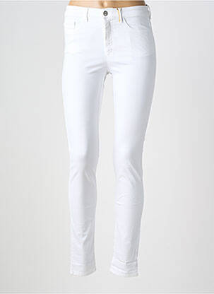 Pantalon slim elasticitate mărime normală alb COUTURIST femeie