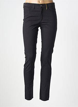 Pantalon slim țesătură poplin mărime normală negru COUTURIST femeie