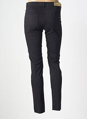 Pantalon slim țesătură poplin mărime normală negru COUTURIST femeie