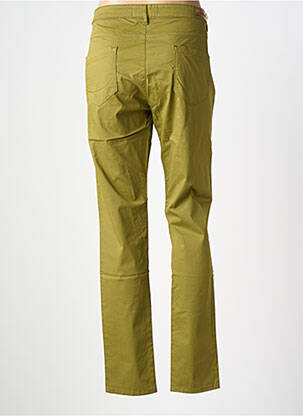 Pantalon slim țesătură poplin mărime normală verde COUTURIST femeie