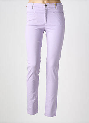 Pantalon slim elasticitate mărime normală violet COUTURIST femeie