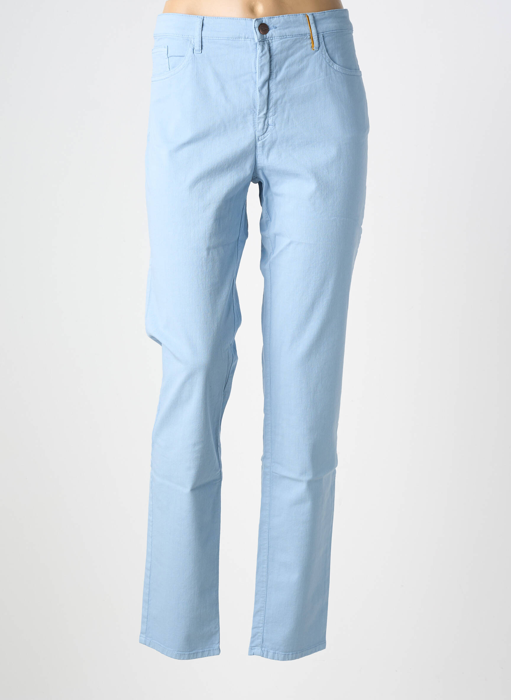 Pantalon drept elasticitate mărime normală albastru COUTURIST femeie