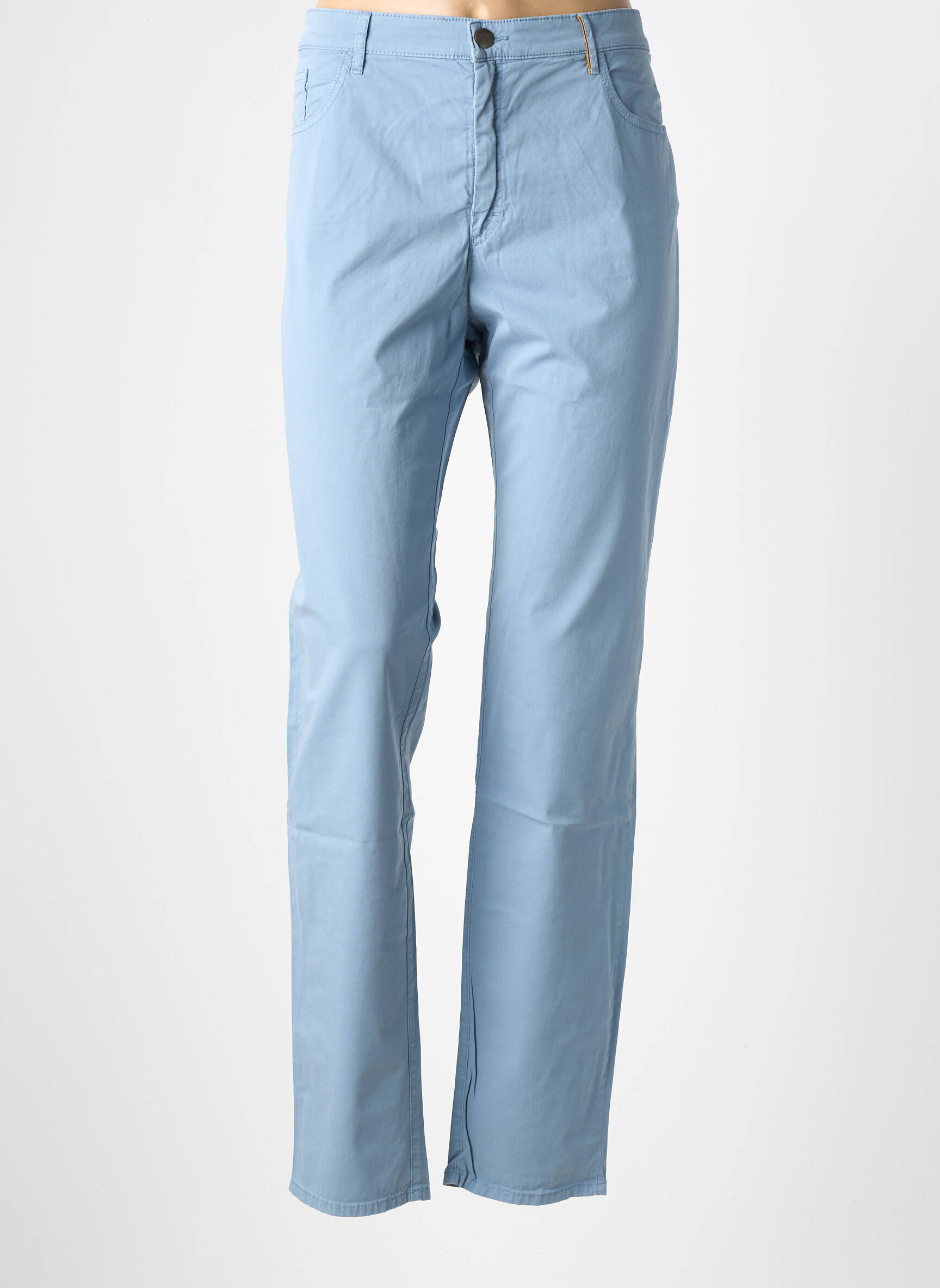 Pantalon drept elasticitate mărime normală albastru COUTURIST femeie