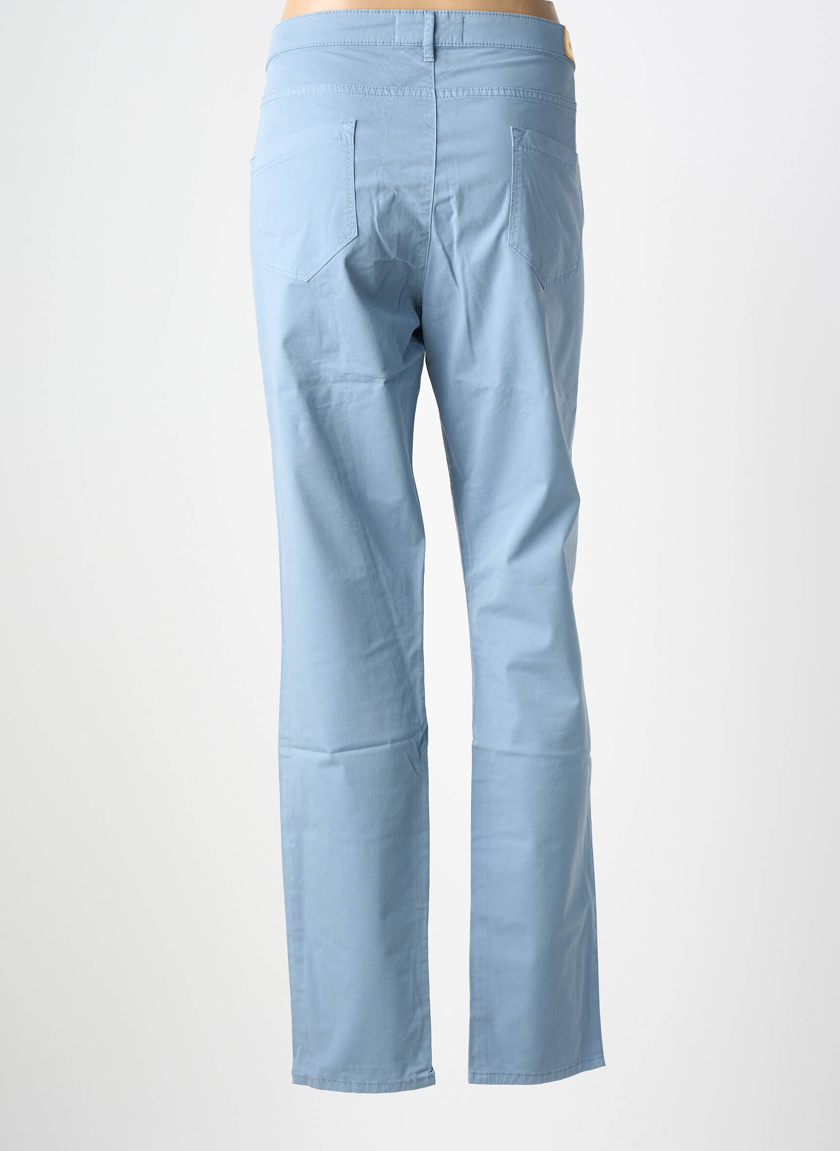 Pantalon drept elasticitate mărime normală albastru COUTURIST femeie