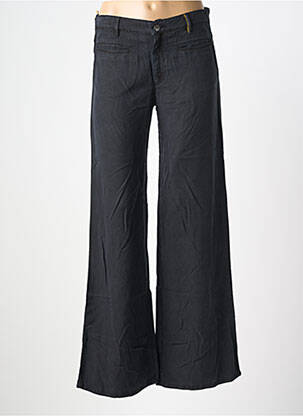 Pantalon drept țesătură poplin mărime normală negru COUTURIST femeie