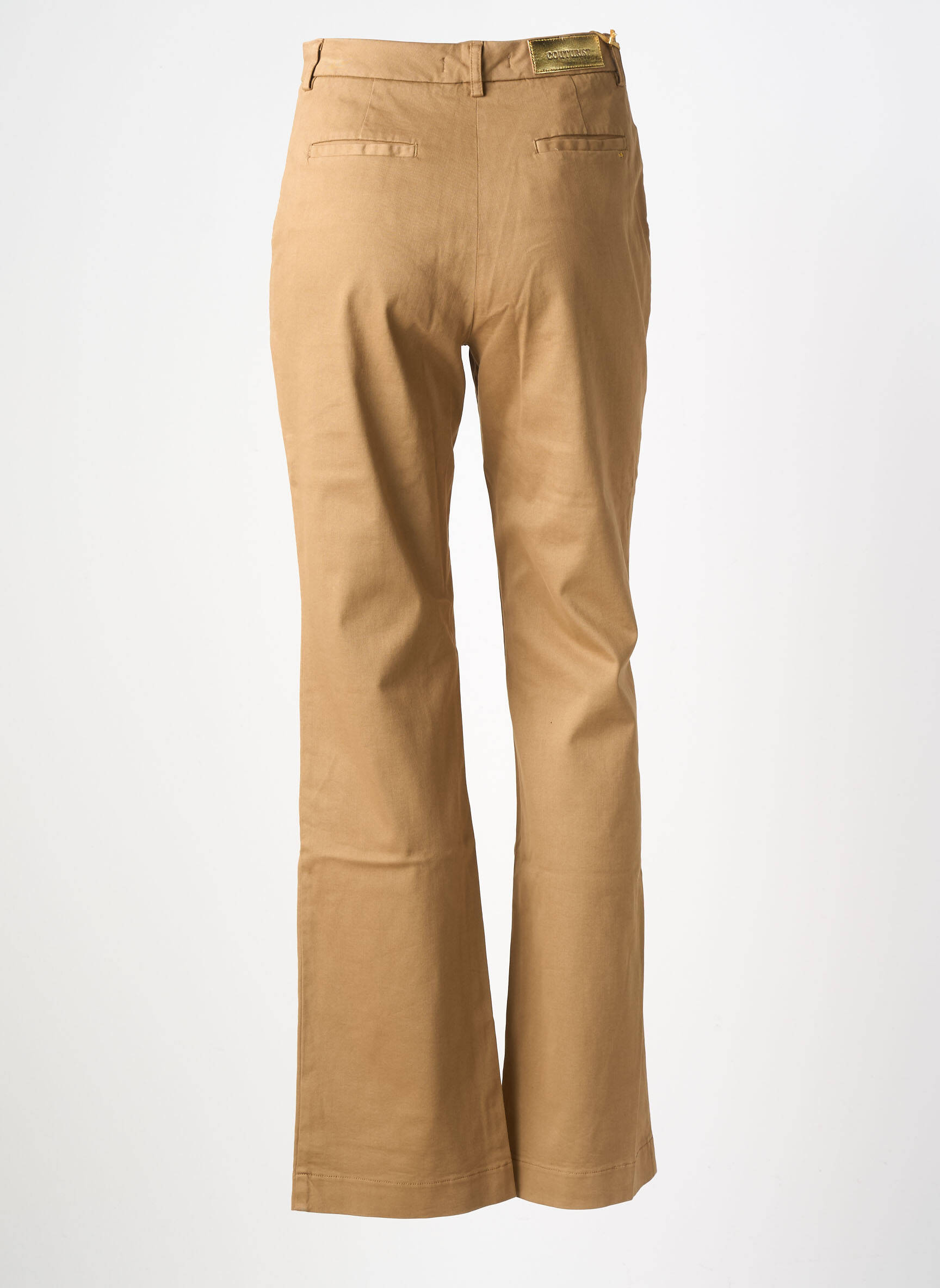 Pantalon evazat mărime normală mărime normală maro COUTURIST femeie