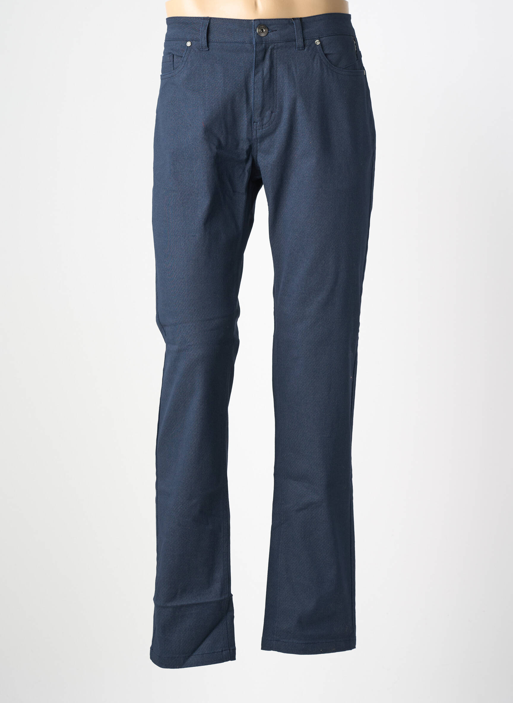 Pantalon chino buzunare albastru DELAHAYE bărbat