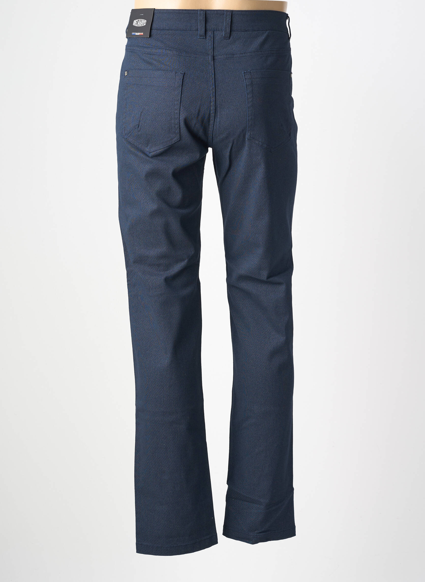 Pantalon chino buzunare albastru DELAHAYE bărbat
