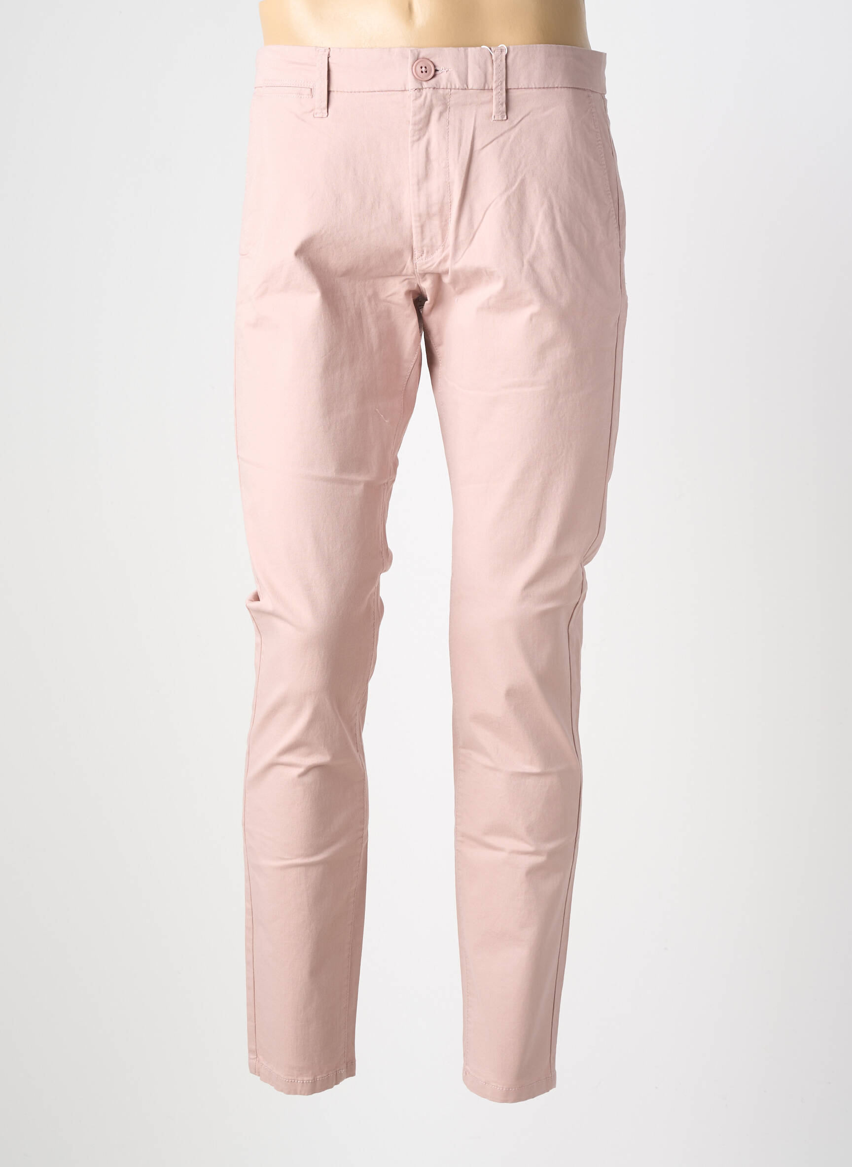 Pantalon chino buzunare roz TIFFOSI bărbat