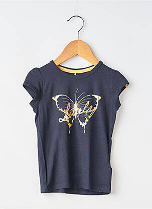 Tricou croială dreaptă mâneci scurte albastru NAME IT fată