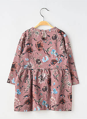 Rochie midi guler rotund mâneci lungi maro NAME IT fată