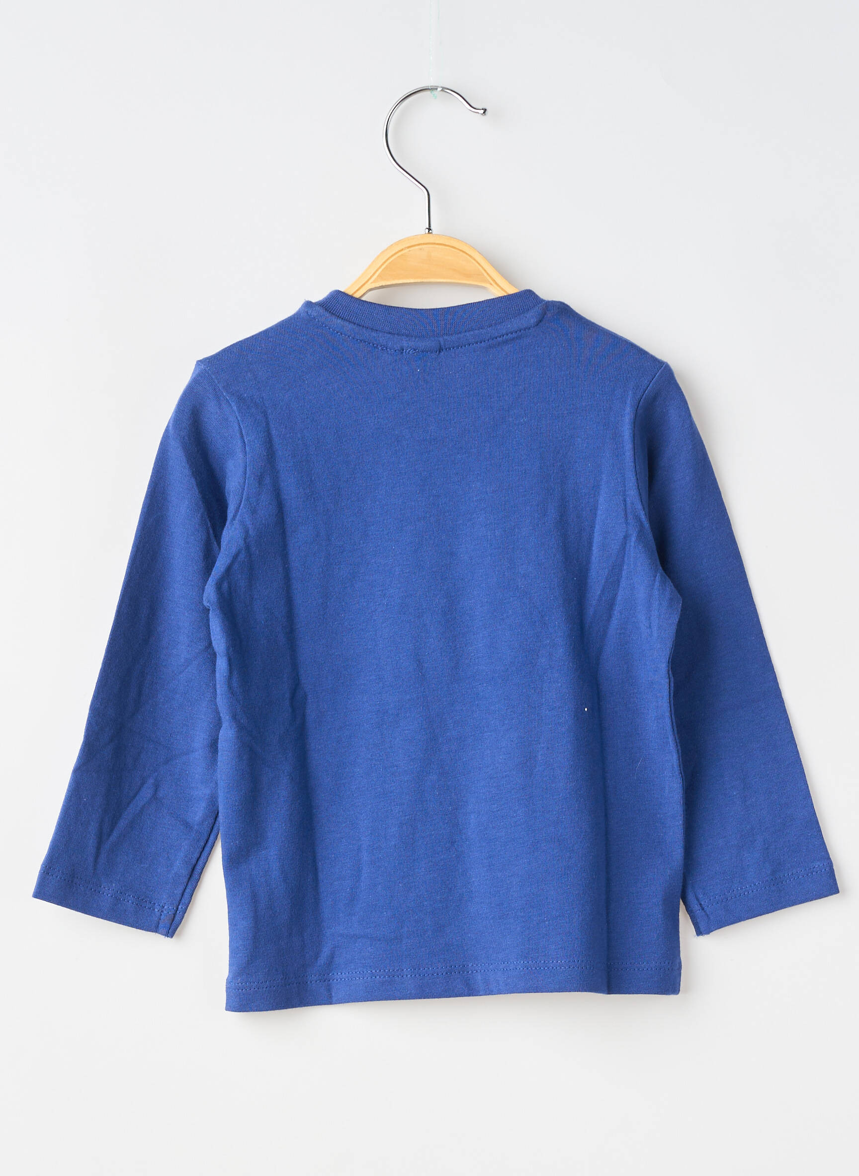 Tricou mâneci lungi mâneci lungi albastru 3 POMMES băiat