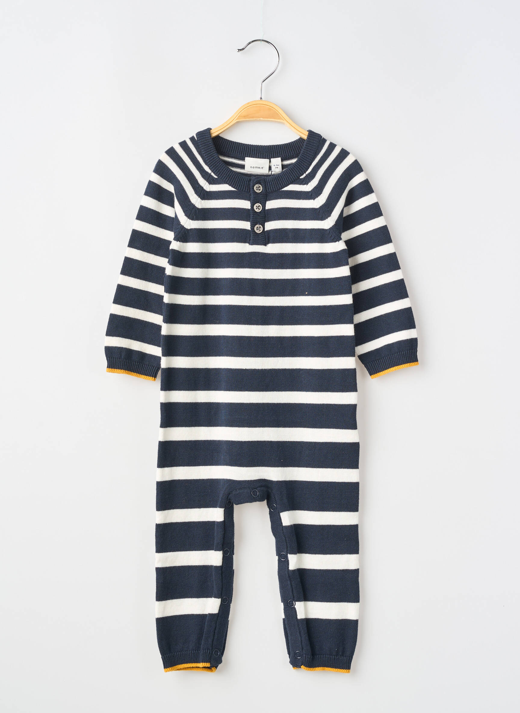 Salopetă-pantalon guler rotund albastru NAME IT copil