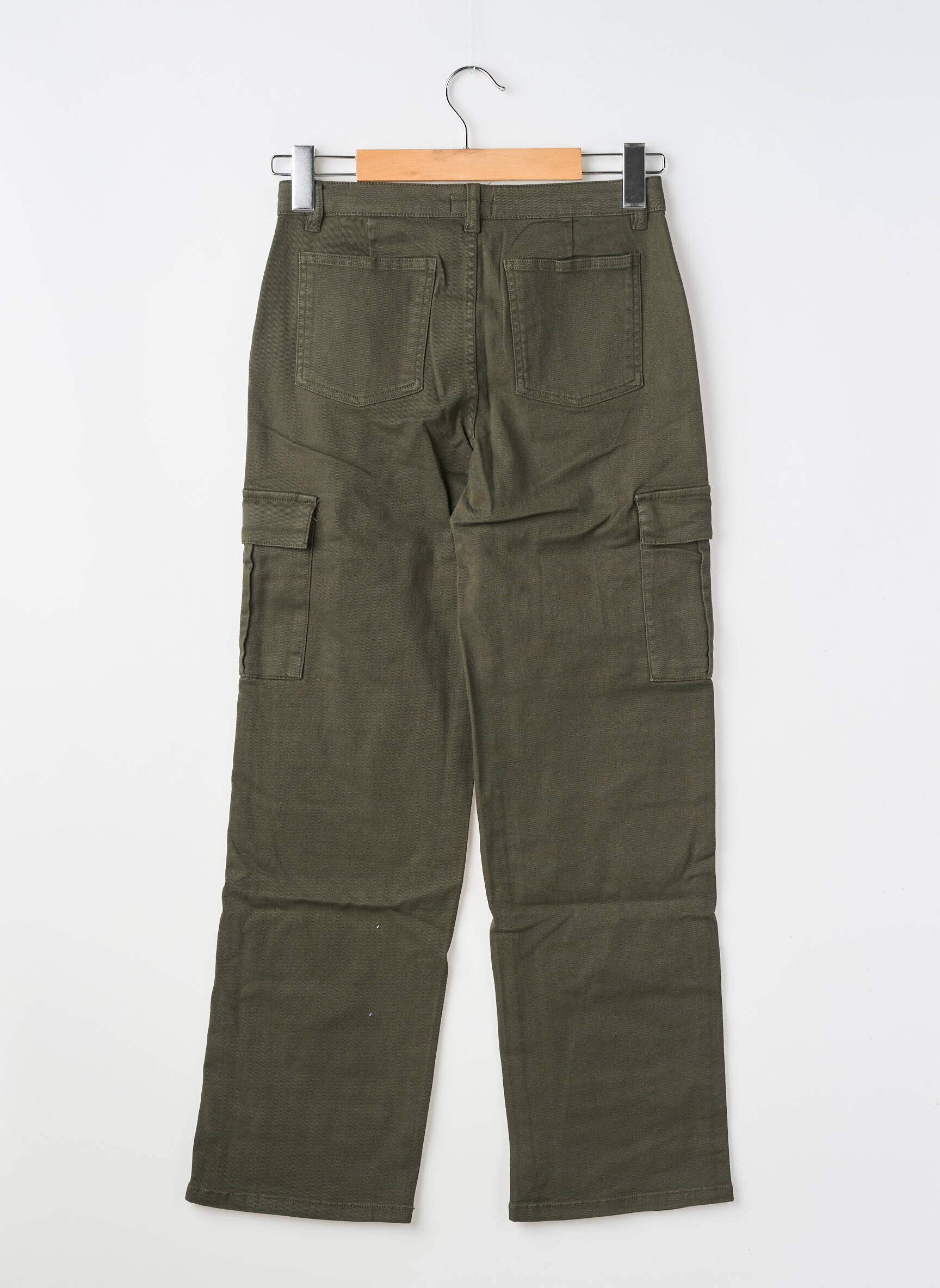 Pantalon cargo buzunare verde ONLY copil