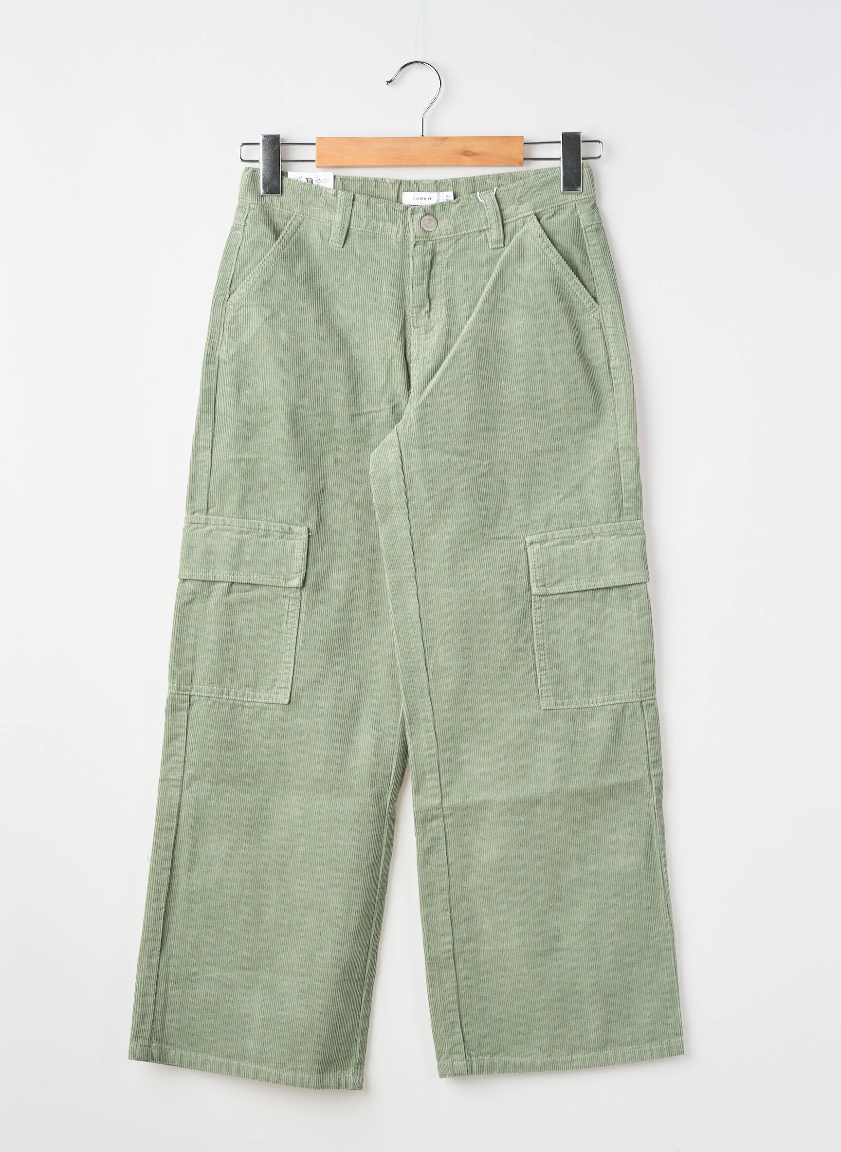 Pantalon cargo buzunare verde NAME IT băiat