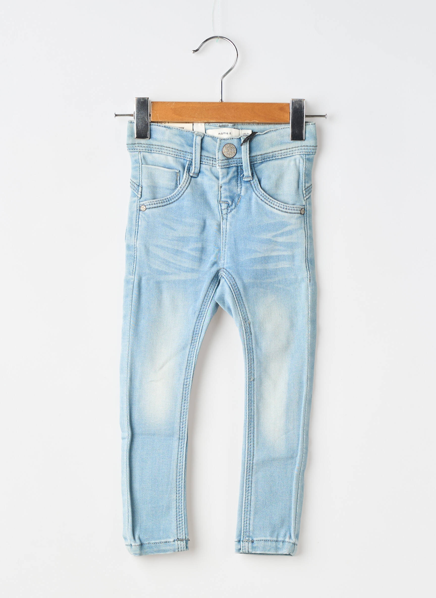 Blugi skinny albastru NAME IT copil