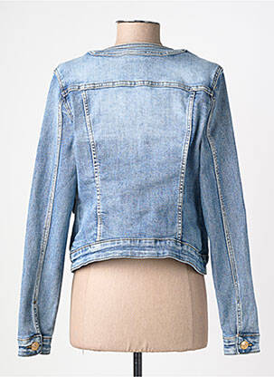 Jachete casual guler rotund albastru WATER JEANS femeie