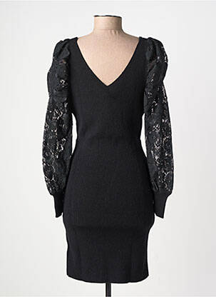 Rochie scurtă mâneci lungi mâneci lungi negru GOLDEN DAYS femeie