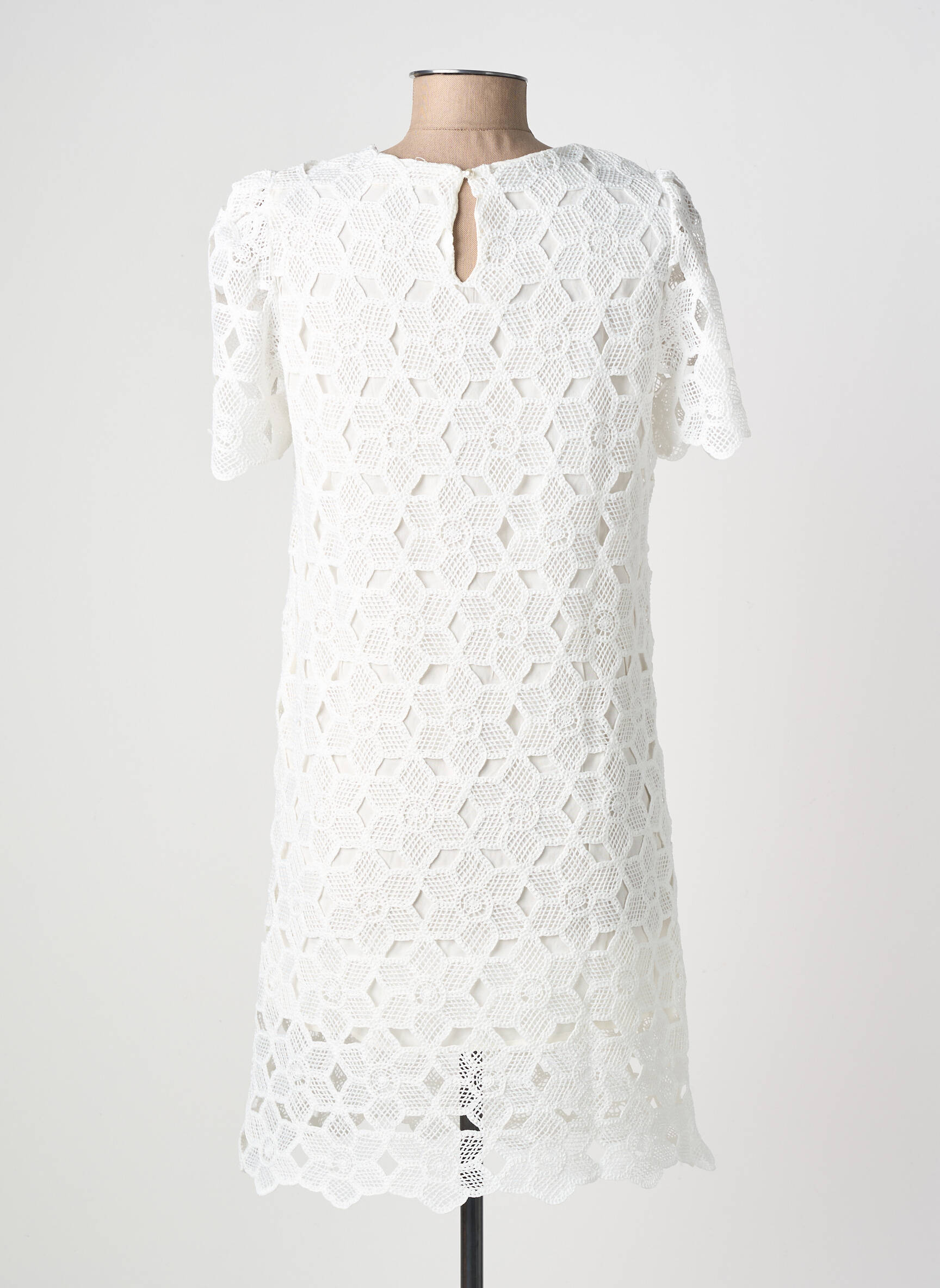 Rochie scurtă mâneci scurte mâneci scurte bej IT HIPPIE femeie
