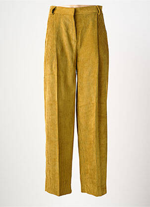 Pantalon slim buzunare galben MARYLEY femeie
