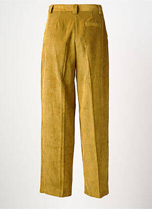 Pantalon slim buzunare galben MARYLEY femeie