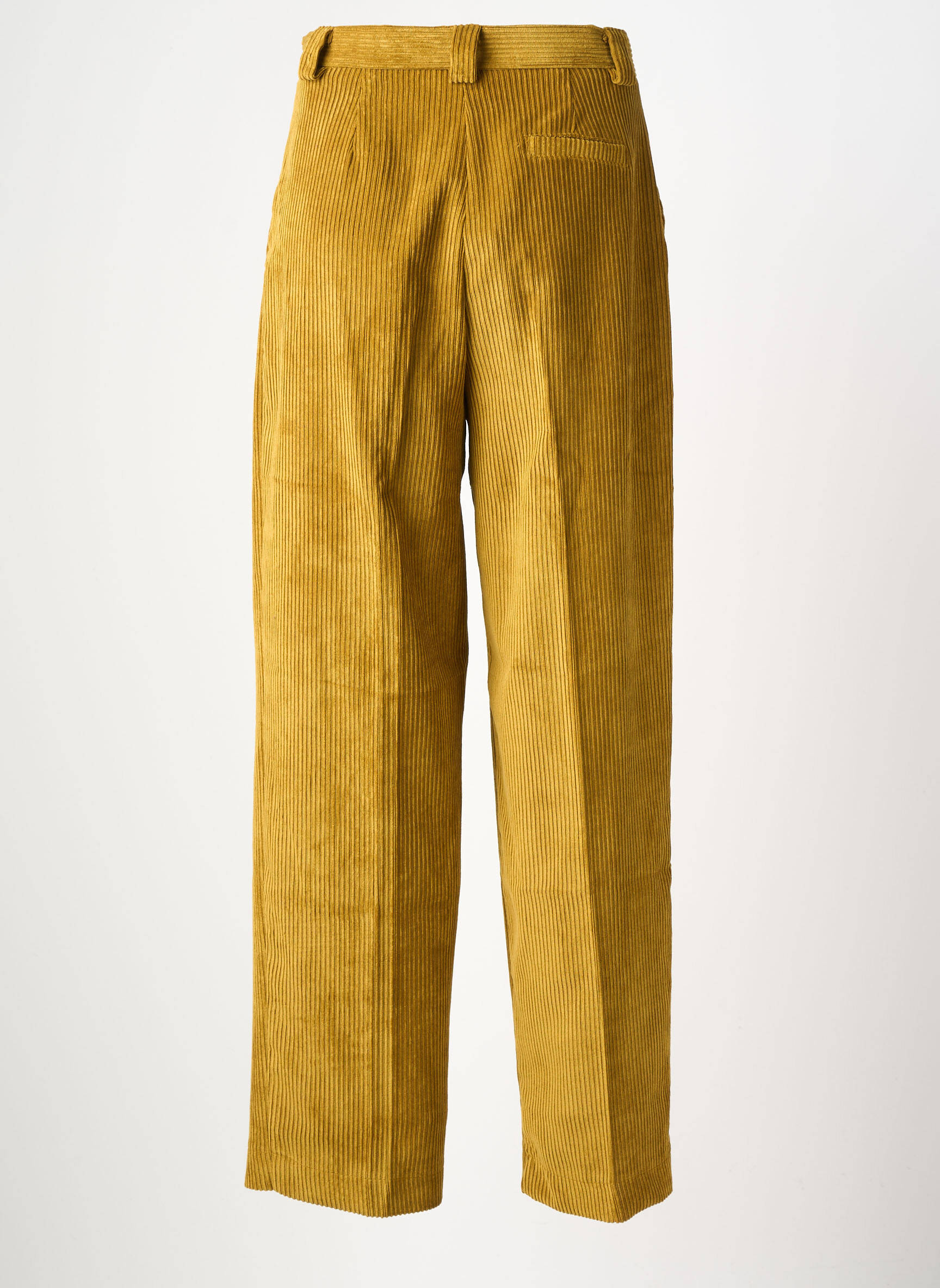 Pantalon slim buzunare galben MARYLEY femeie