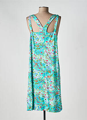 Rochie midi imprimeu floral bretele subțiri verde AGATHE & LOUISE femeie