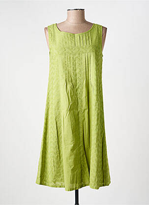 Rochie scurtă fără mâneci fără mâneci verde AGATHE & LOUISE femeie