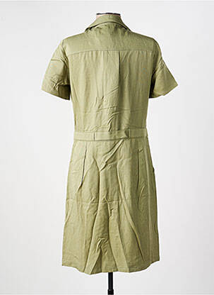 Rochie midi mâneci scurte mâneci scurte verde STUDIO NORDIIC femeie
