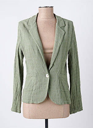 Sacou buzunare verde CHARMANTE femeie