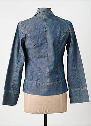 Jachete casual guler tip costum albastru C17 femeie