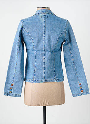 Sacou buzunare albastru C17 femeie